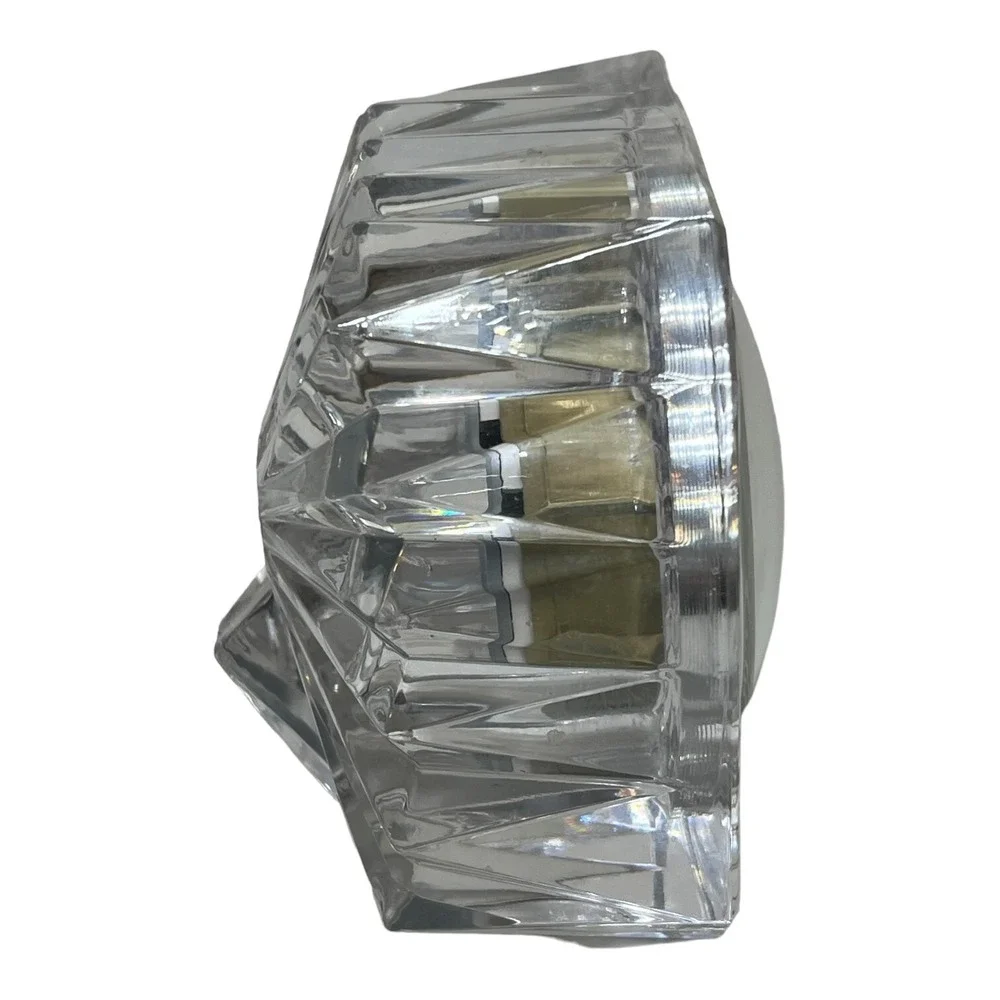 Mikasa Crystal Quartz Freestanding Desk Clock Germany